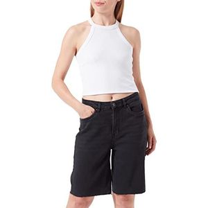 Vero Moda Vmbrenda HR Long Shorts Mix GA Tall Dames Jeans Zwart S Maat Tall, Zwarte jeans