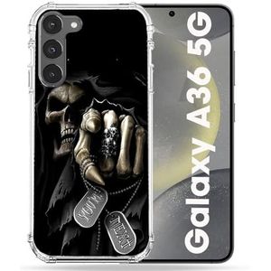 Cokitec Coque Renforcée pour Samsung Galaxy A36 5G Tete de Mort Your Next