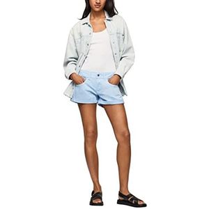 Pepe Jeans Siouxie Shorts voor dames, blauw (bay)