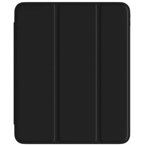 Beschermhoes voor iPad Gen 10 10.9 2022 (kunstleer, met uitsparing, zwart