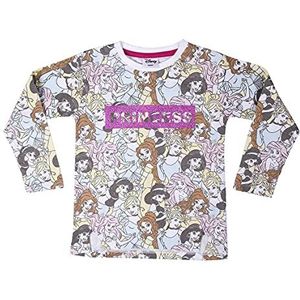 SuperMoments Camiseta Jongens T-Shirt Manga Larga Niña van Princess-Licencia Oficial Disney Multicolor One Size, Meerkleurig