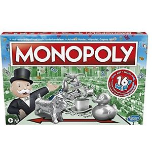 Hasbro Monopoly Bordspel - Voor het hele gezin, 2-6 spelers, vanaf 8 jaar - Vastgoedspel voor snelle onderhandelaars