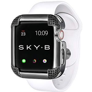 Sky B Uniseks horloge met band None W002B40, zwart, zwart.