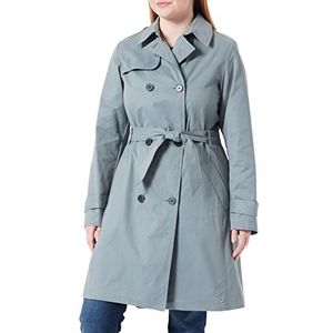 s.Oliver Trench Coat Dames Blauw Groen Maat 32 Blauw Groen 34, Blauw/Groen