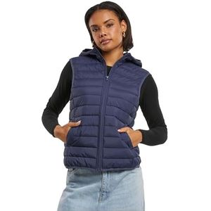 Urban Classics Tb7156-Ladies Ultra Light Puffer Vest Damesvest (1 stuk), Navy Blauw, S