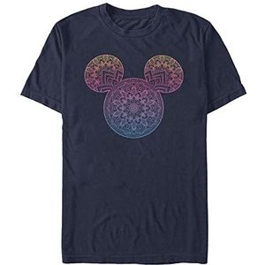 Disney Micky Mandala Fill Organic, uniseks, marineblauw, maat M, marineblauw