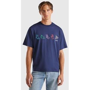 United Colors of Benetton T-shirt, bleu, M