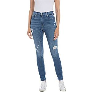 Replay mjla dames jeans, 009 Medium Blauw