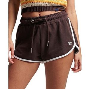 Superdry Vintage Pullover Racer Shorts W7110389A Dark Chocolate Bruin/Optic White 12 dames, donkerchocoladebruin/wit, optic, 38, Donkere chocolade bruin/wit optic