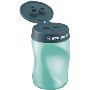 STABILO EASYsharpener Ergonomische puntenslijper - leisteen blauw - met tank - linkshandigen