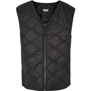 Urban Classics Vest met ritssluiting voor dames, zwart.