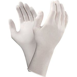 TouchNTuff 83500075–01, gants, le polyisoprène, Industrie Alimentaire, Taille 7,5, blanc (Pack de 200)