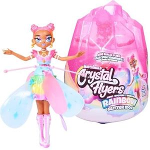 Hatchimals - Vliegende fee -Pixies Crystal Flyers Rainbow Glitter Idol - Magische vliegende fee die met de hand verlicht en bestuurt - Regenboogkleuren - Speelgoed voor kinderen vanaf 6 jaar