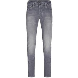 JACK & JONES JJIGLENN JJICON JJ 057 50SPS Jeans voor heren, slim fit, Denim grijs