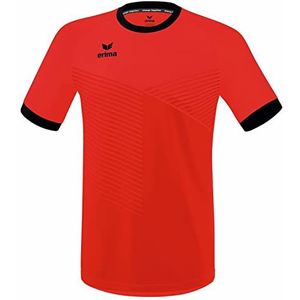 Erima - Mantua Shirt - Korte Mouw - Rood / Zwart - Gerecycled Polyester