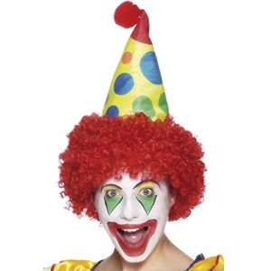 Smiffys Clown hoed met pruik