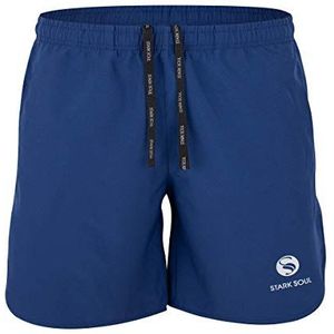 STARK SOUL Sportbroek voor heren, reflecterende sportbroek, shorts, ademend, sneldrogend, Navy Blauw