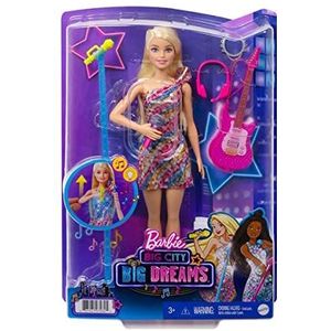Barbie GYJ23 - Big Cit - Big Dreams Malibu Pop met Muzie - Leeftijd 3+
