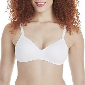 Hanes Ultimate Dames BH Soft Foam BH zonder beugel White 90A, Wit.