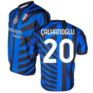 Inter - Inter thuisshirt 2024/2025, personaliseerbaar met naam en nummer, officiële replica, blauw, zwart, 100% polyester, volwassenen en kinderen. Ideaal voor alle Nerazzurri fans