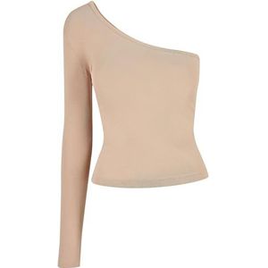 Urban Classics - Asymmetric Longsleeve top - Beige