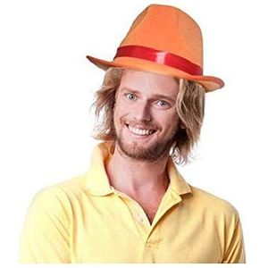 Dress Up America Fedora hoed voor volwassenen (oranje), Eén maat, zoals de presentatie