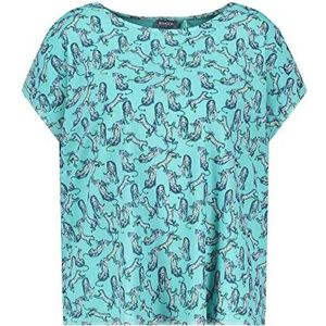 Samoon 271037-26125 T-shirt voor dames, Sfeer met patroon