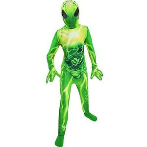 Amscan - 997689 - buitenaards wezen - kostuum voor jongens, 4-6 jaar, groen