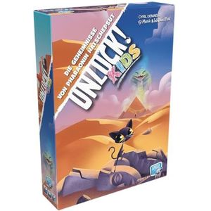 Space Cow, Unlock! Kids – de geheimen van Farao Hatshepsut, kinderspel, puzzelspel, 1-4 spelers, vanaf 6 jaar, 20 minuten, Duits