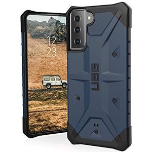 Urban Armor Gear Pathfinder Beschermhoes voor Samsung Galaxy S21+ 5G (6,7 inch) (draadloos compatibel, militaire standaard, beschermhoes, ultradun, blauw (Mallard)