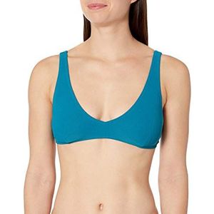 Volcom Simply Bikinibovenstuk met V-hals voor dames, marineblauw, S