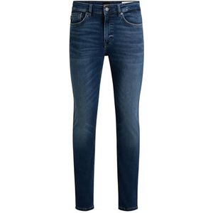 BOSS Hommes Delaware BO Jean Slim en Denim Red-cast Soft-Motion, Navy411, 32W / 30L