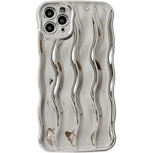 Caseative Zacht hoesje compatibel met iPhone (zilver, iPhone 11 Pro Max)