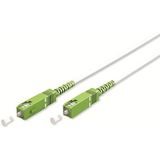 goobay 59597 Câble à fibre optique (FTTH) / monomode (OS2) Simplex/SC APC (8°) mâle vers SC-APC (8°) mâle/Câble à fibre optique / 5 mètres