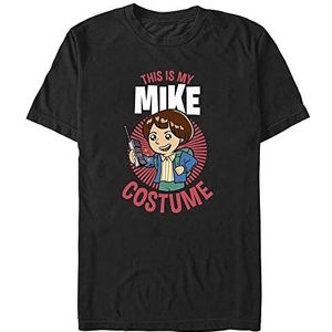 Netflix Stranger Things-Mike Costume Organic T-Shirt À Manches Courtes Mixte, Noir, M