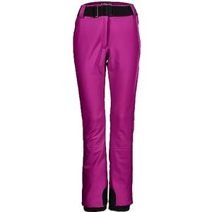 killtec Dames skibroek softshellbroek met sneeuwvanger en riem KSW 221 WMN SKI SFTSHLL PNTS neon orchidee maat 44 37328-000