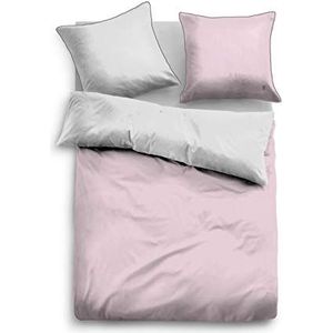 TOM TAILOR 0069600 Satijnen beddengoed 155 x 200 cm en 1 x 80 x 80 cm, roze