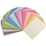 Vaessen Creative Florence 2927-999 60 vellen karton, donkere kleuren, 216 g/m², DIN A4, glad, voor scrapbooking, kaarten maken, ponsen en andere hobby's