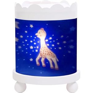 TROUSSELIER - Sophie la Giraffe. - Nachtlampje - Magische rit - Ideaal cadeau voor kinderen - Cartoon - Geruststellend licht - Kleur hout Wit - Lamp 12V 10W inbegrepen - Elektrische stekker. EU