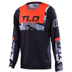 Troy Lee Designs, Motocross shirt voor jongens, zwart, oranje, XS