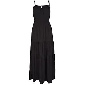 O'NEILL Quorra maxi-jurk voor dames, casual jurk, 19010 Zwart (Black Out)