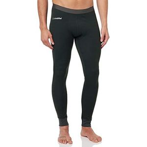 Schöffel Heren temperatuurregulerende lange onderbroek ademende thermische legging in wolkwaliteit Merino Sport Pants Long M, zwart (piraat)