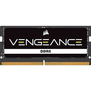 CORSAIR VENGEANCE SODIMM DDR5 RAM 16 GB (1 x 16 GB) 5600 MHz CL48 Intel XMP iCUE computercompatibel - zwart (CMSX16GX5M1A5600C48)