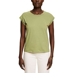 ESPRIT 043ee1k318 T-shirt voor dames, 325/Pistache Groen