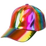 Boland 04299 - Holo muts holografische baseballcap rapper motto party carnaval