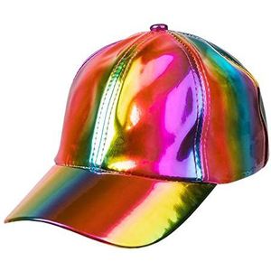 Boland 04299 - Holo muts holografische baseballcap rapper motto party carnaval
