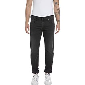 REPLAY Grover Straight-Fit Stretch Cotton Jeans voor heren, zwart (98 zwart)