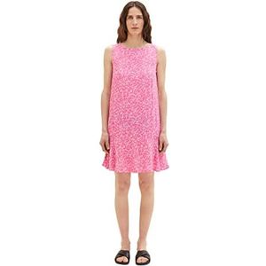 TOM TAILOR 1037234 Damesjurk, 31745 - Geometrisch roze patroon