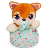 BABY PAWS Mini Shiba Inu, pluche puppy met geluiden, overal mee naartoe te nemen dankzij de tas, speelgoed, cadeau voor meisjes en jongens vanaf 3 jaar