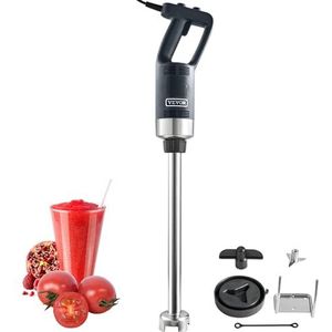VEVOR Pürriermixer elektrische staafmixer 750 W, krachtige aardappelstamper, instelbaar toerental, multifunctionele staafmixer van roestvrij staal 855 mm, afneembare roerstaaf,
